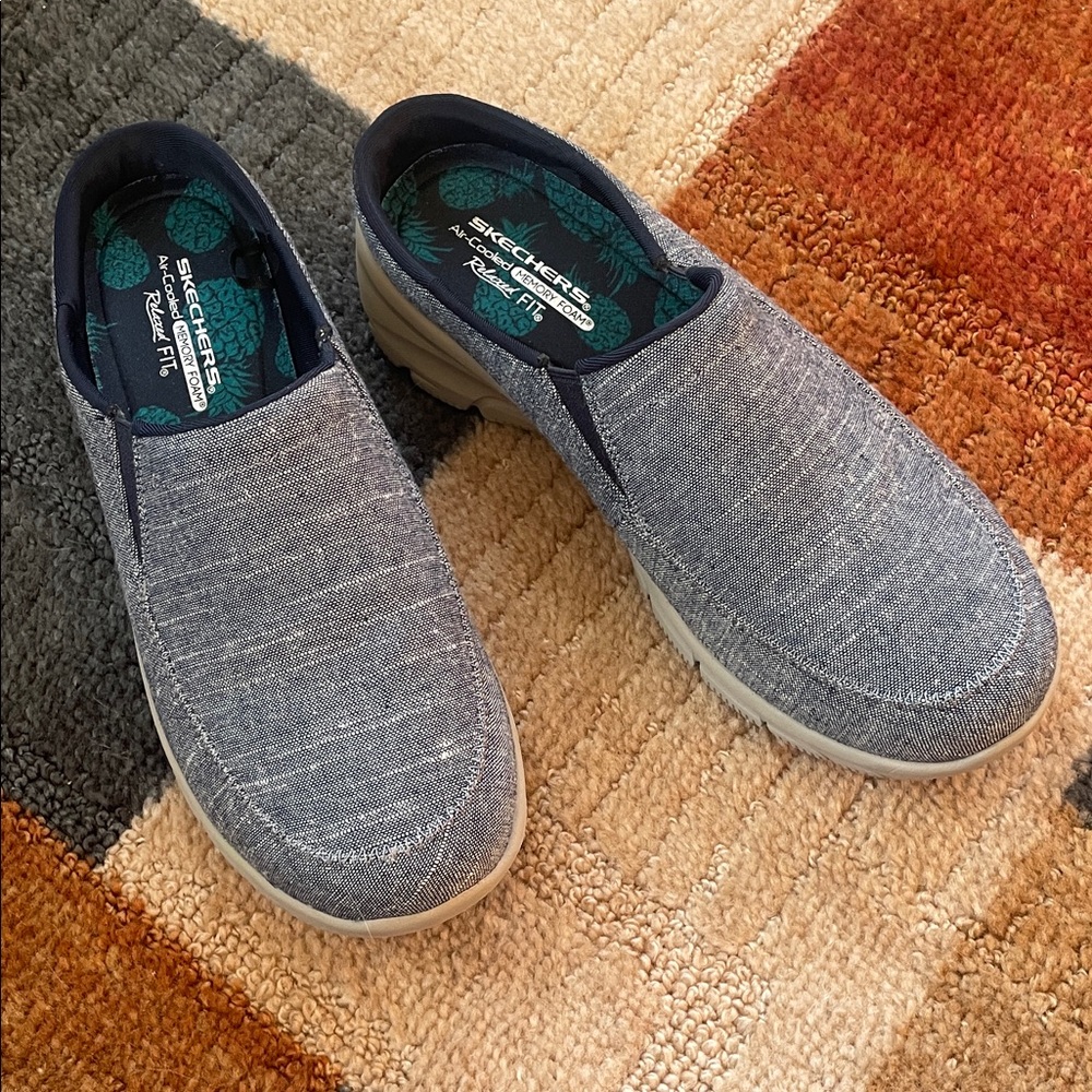 Skechers Women's Denim Slip-On Loafers